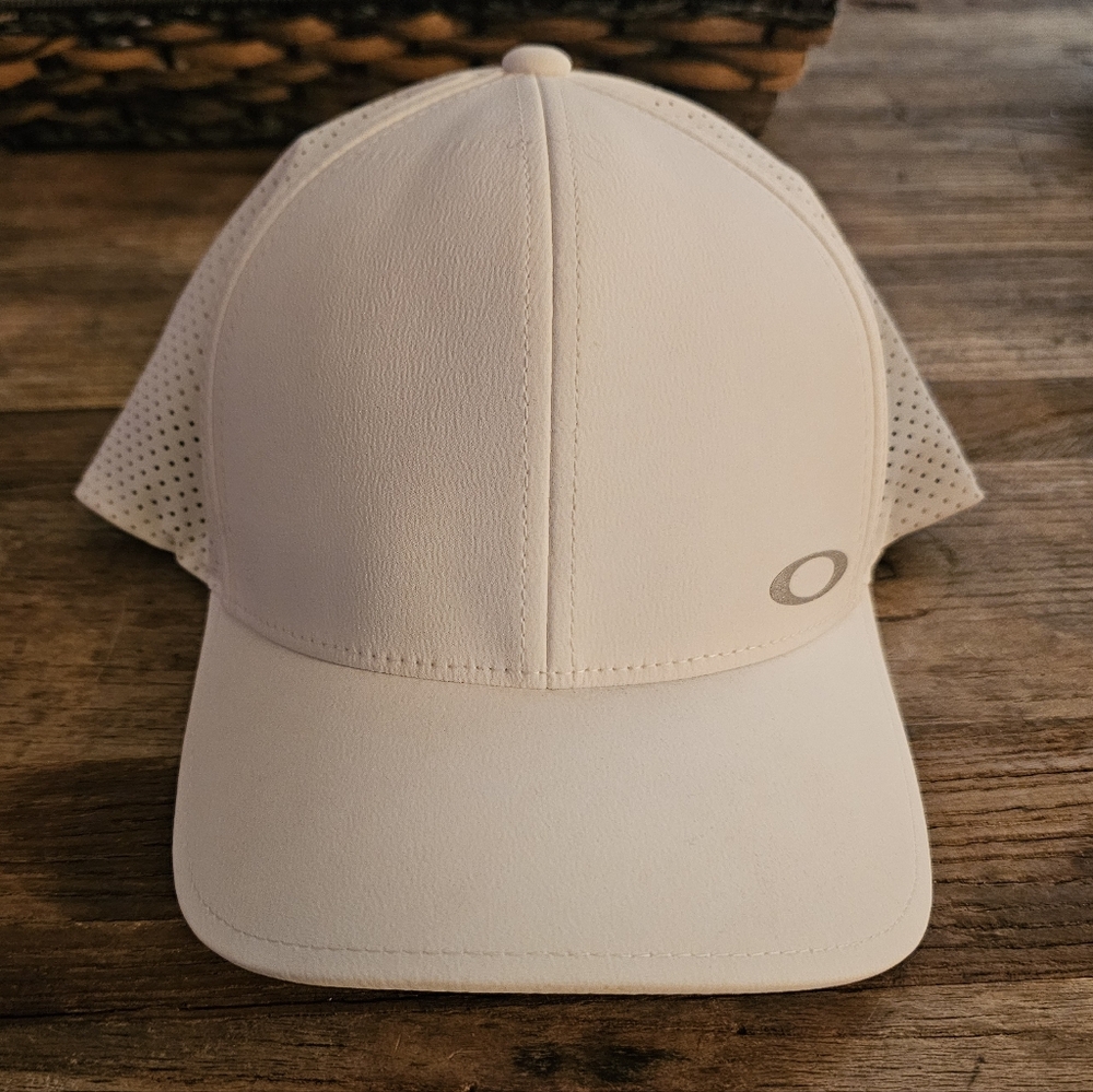 Oakley White Flexfit Hat